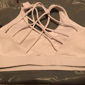 CVG All White Sports Bra